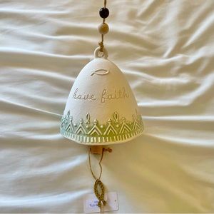 WINDCHIMES - ceramic “have faith” windchimes
